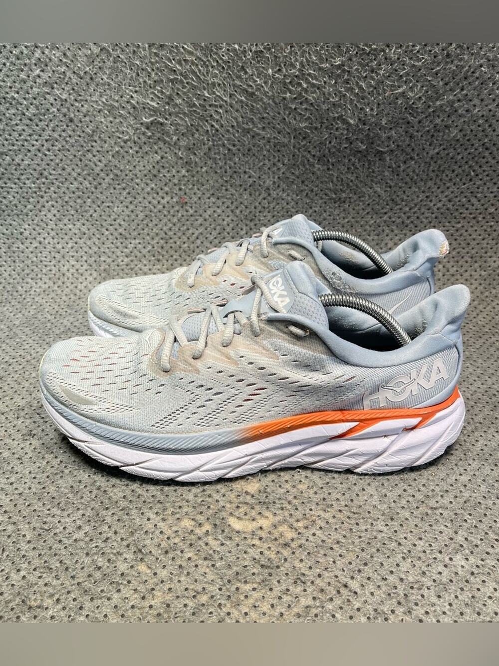 Hoka One One Clifton 8 Blue Running Shoes Size 12 Men’s